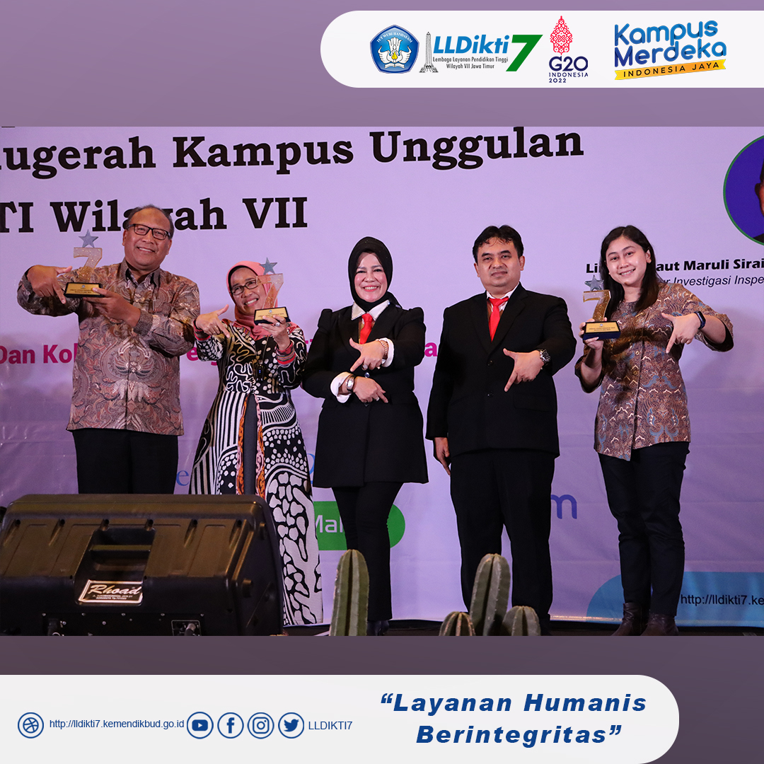 Perguruan Tinggi Penerima Penghargaan Anugerah Kampus Unggulan Tahun 2022 LLDIKTI Wilayah VII Kategori Khusus