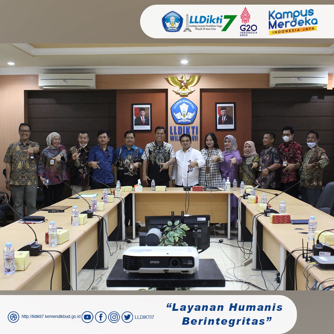 Benchmarking LLDIKTI Wilayah II Palembang di LLDIKTI Wilayah VII Jawa Timur 