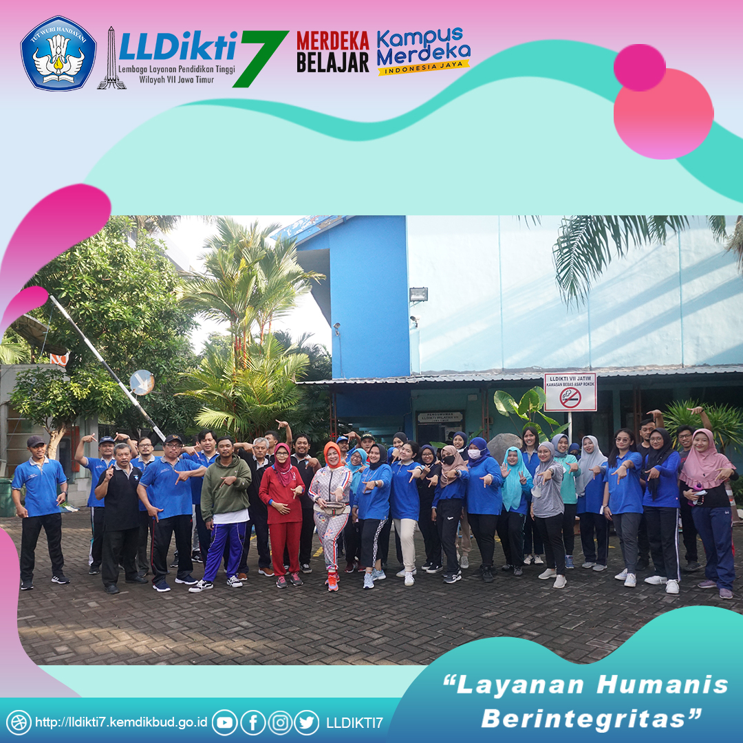 LLDIKTI Wilayah VII Rutinkan Kembali Giat Jumat Sehat