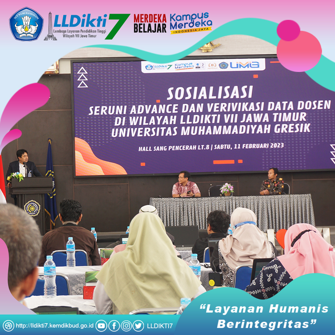 LLDIKTI Wilayah VII Sosialisasi Aplikasi Seruni Advance