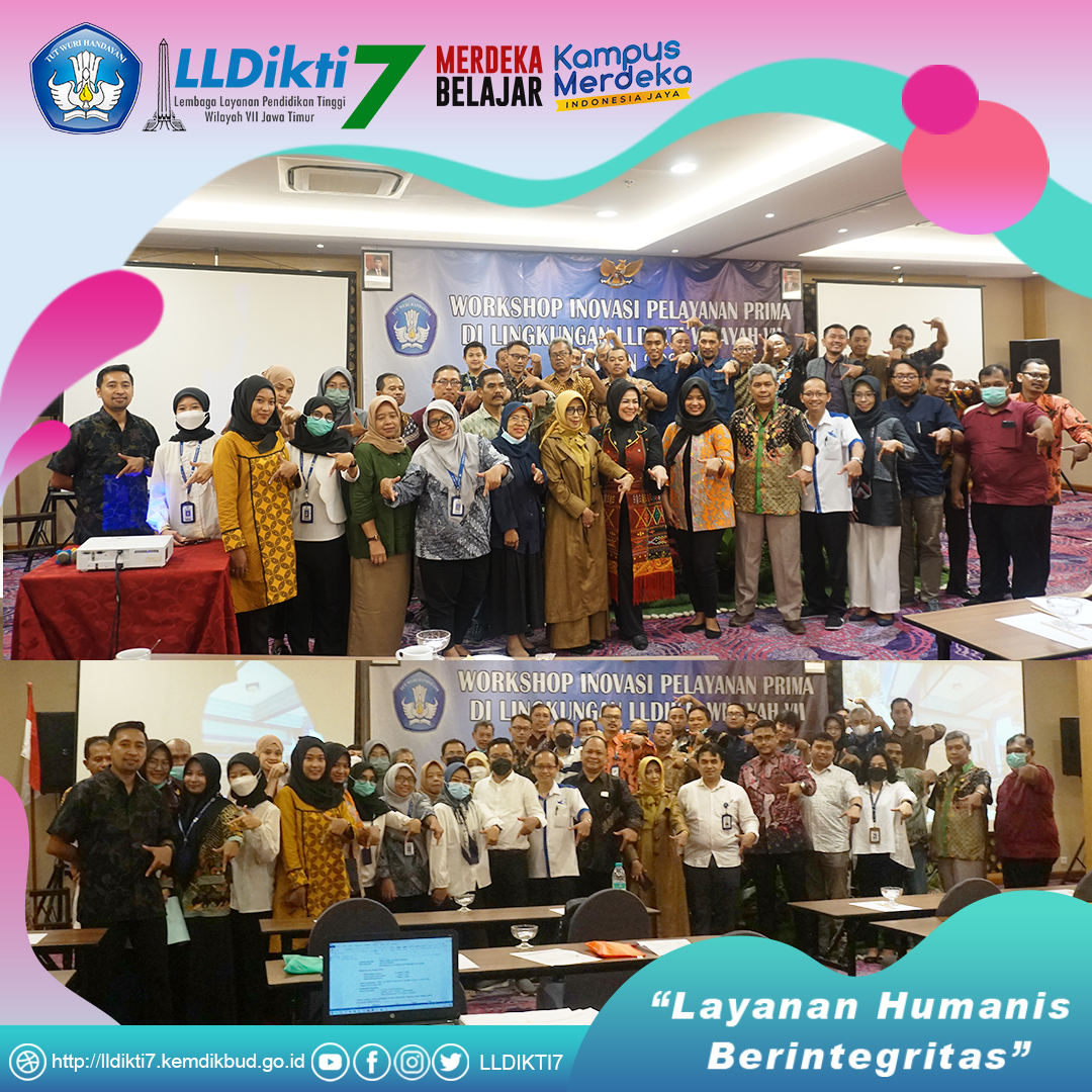 Wujudkan Pelayanan Prima LLDIKTI Wilayah VII Bekali Pegawai melalui Workshop Inovasi Pelayanan Prima