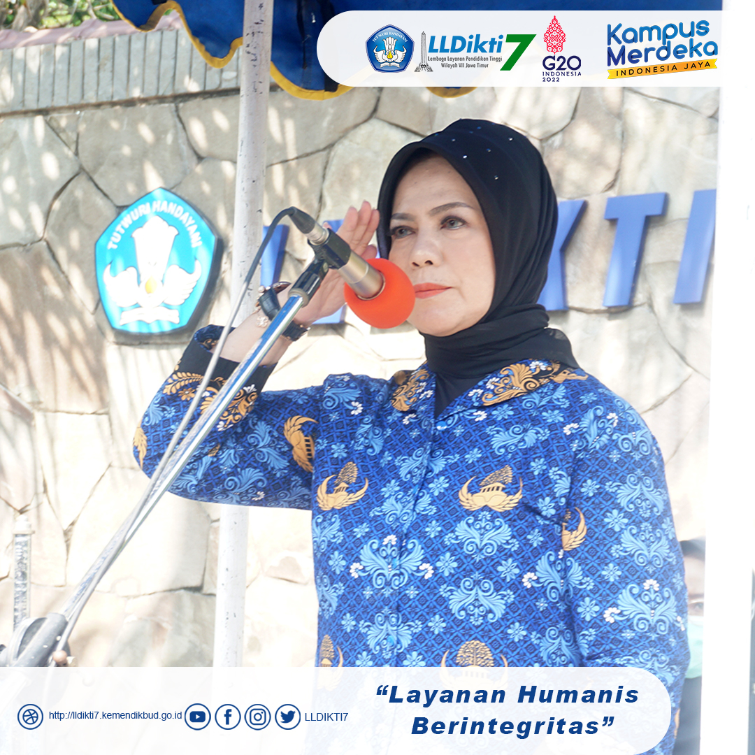 Kepala LLDIKTI Wilayah VII Pimpin Upacara Peringatan Hari Kesaktian Pancasila 