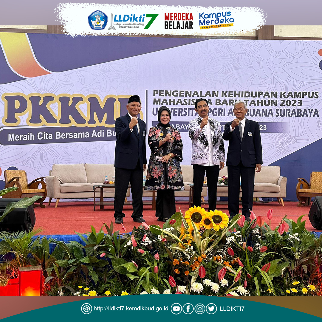 Kepala LLDIKTI Wilayah VII Hadiri Pembukaan PKKMB Universitas PGRI Adi Buana Surabaya