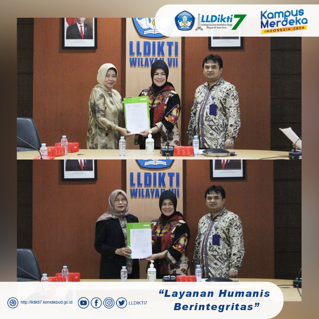 Kepala LLDIKTI Wilayah VII Serahkan SK Izin Pembukaan Prodi 3 PTN dan 12 PTS di Jawa Timur
