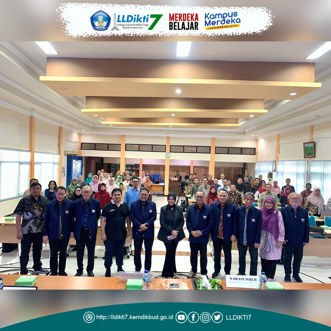LLDIKTI Wilayah VII Berkolaborasi dengan Badan Akreditasi Nasional Perguruan Tinggi (BAN-PT) Gelar Sosialiasi Kebijakan Akreditasi