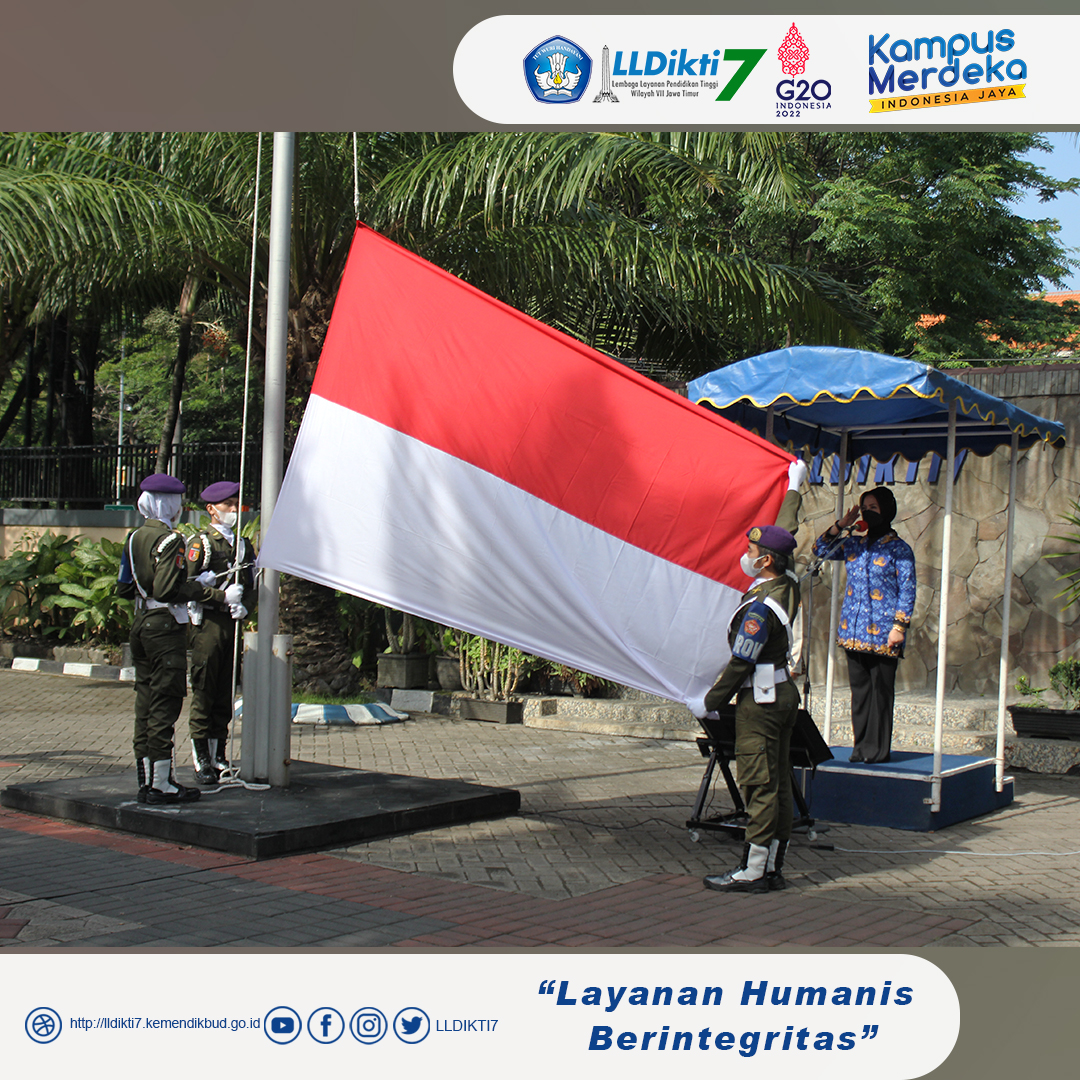 Pimpin Upacara Peringatan Hari Sumpah Pemuda, Kepala LLDIKTI Wilayah VII Sampaikan Pesan Menpora RI