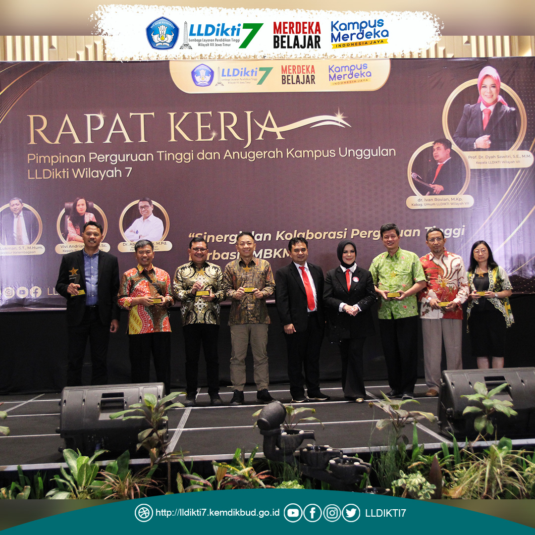 Selamat Kepada Perguruan Tinggi Penerima Penghargaan Anugerah Kampus Unggulan LLDIKTI Wilayah VII Tahun 2023 