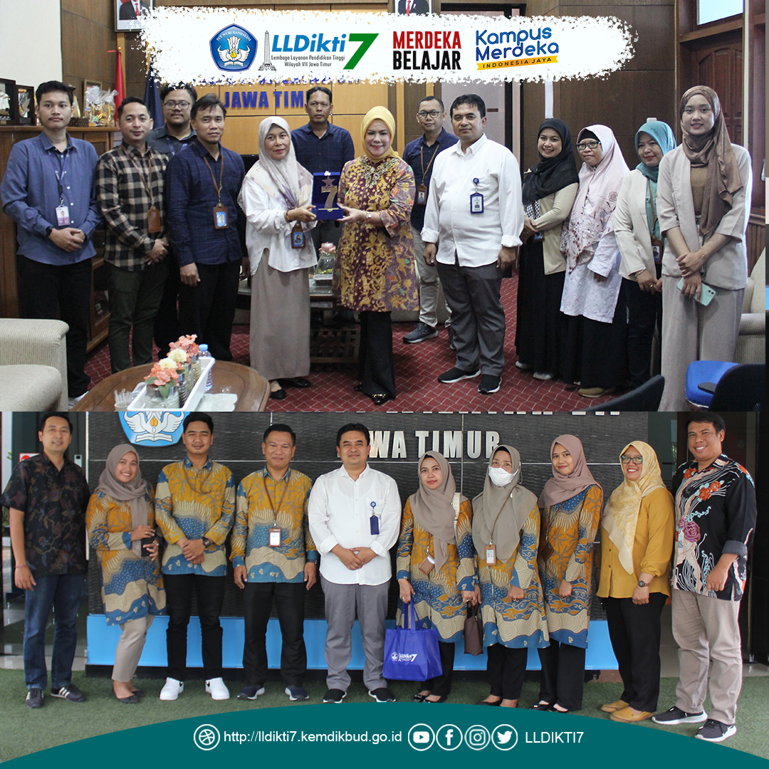 LLDIKTI Wilayah VII Sambut Hangat Kunjungan Tim LLDIKTI Wilayah V dan LLDIKTI Wilayah IX dalam Rangka Benchmarking 