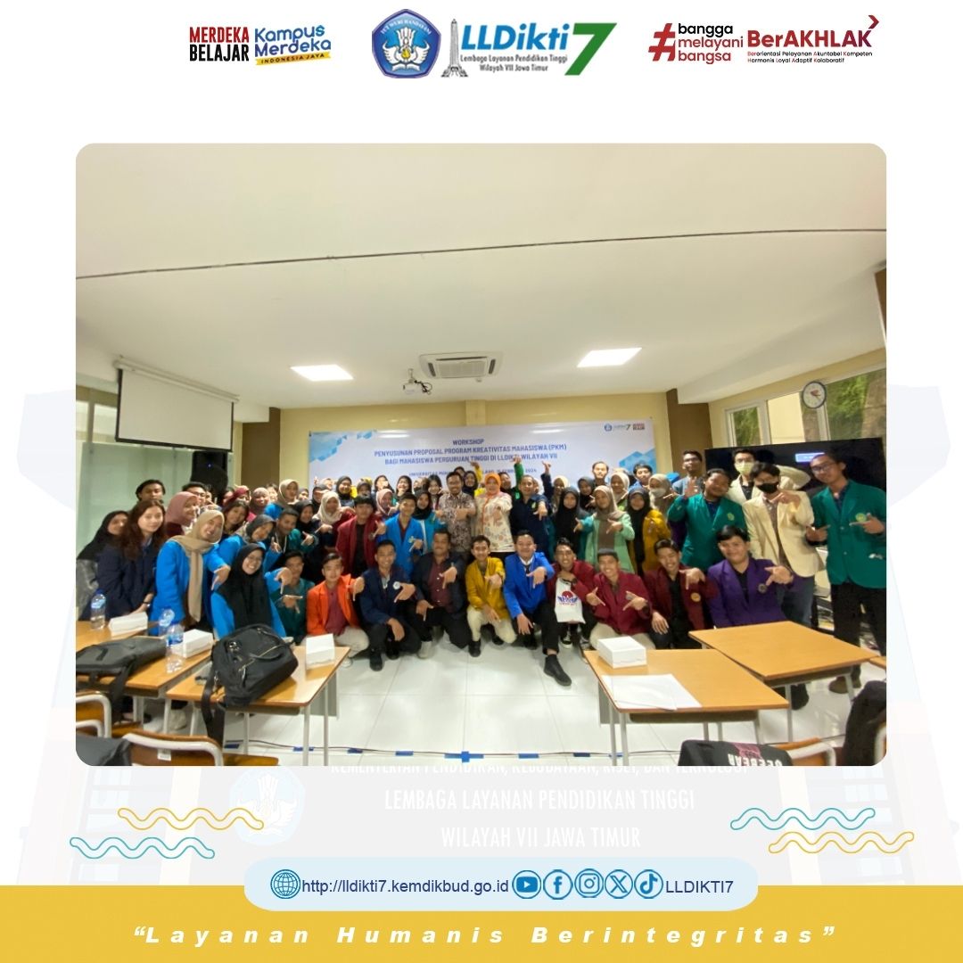 Targetkan Prestasi di Tahun 2024 Melalui Peningkatkan Mutu Proposal PKM LDIKTI Wilayah VII Gelar Workshop