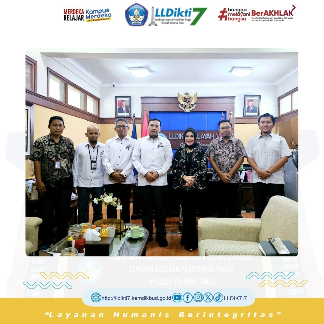 LLDIKTI Wilayah VII Terima Kunjungan Ombudsman Republik Indonesia