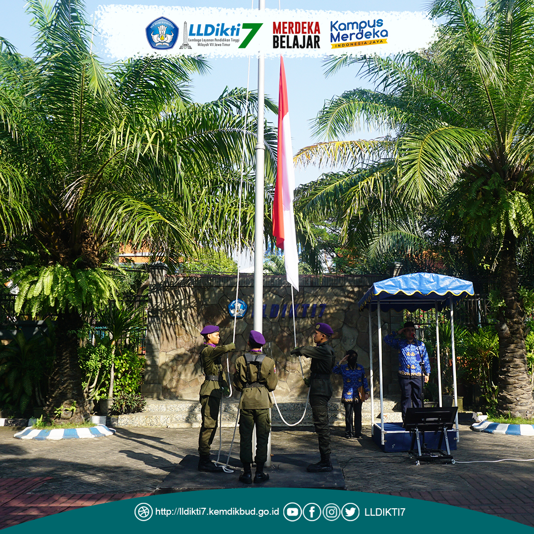 “Semangat Untuk Bangkit” LLDIKTI Wilayah VII Gelar Upacara Hari Kebangkitan Nasional Ke 115