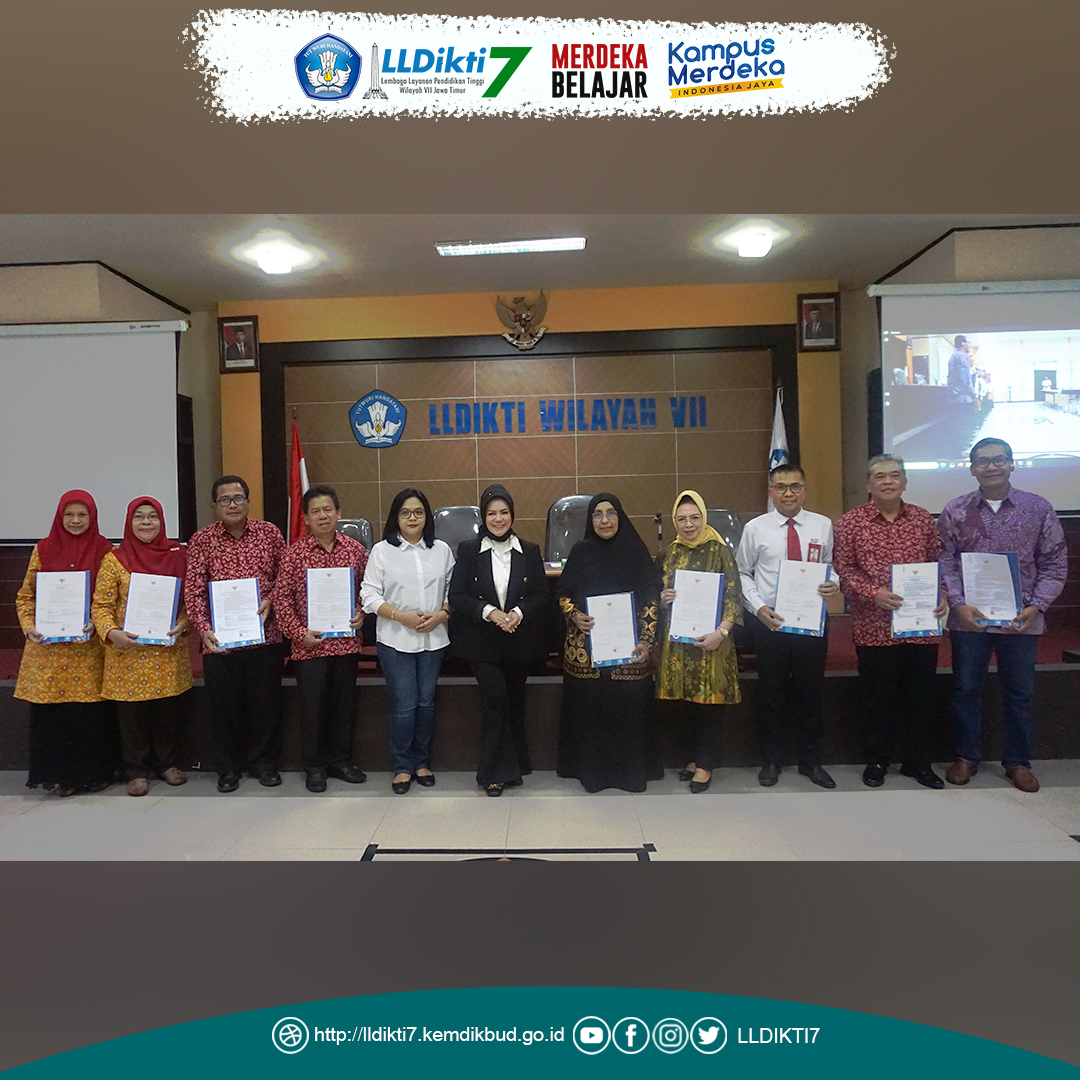 Konsisten Dorong Penambahan Guru Besar LLDIKTI Wilayah VII Kembali Lahirkan 9 Guru Besar / Profesor 
