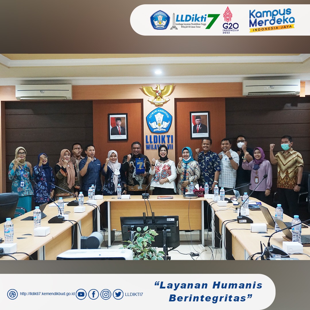 Benchmarking LLDIKTI Wilayah XVI Gorontalo di LLDIKTI Wilayah VII Jawa Timur