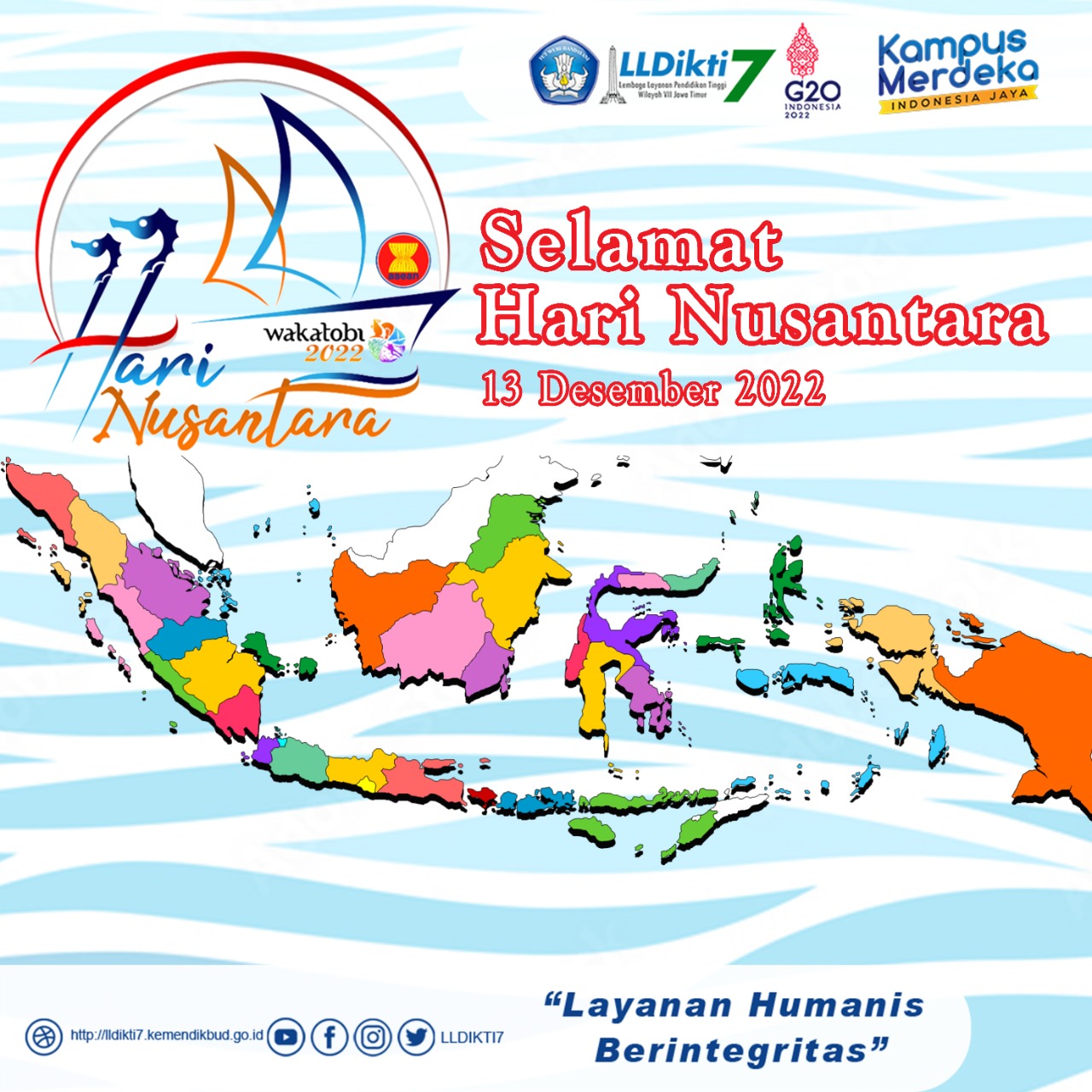 Selamat Memperingati Hari Nusantara 13 Desember 2022 Peningkatan Ekonomi Maritim melalui Kolaborasi Investasi Berkelanjutan untuk Indonesia Bangkit Lebih Kuat
