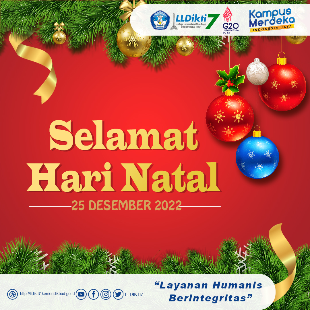 Selamat Hari Natal 25 Desember 2022