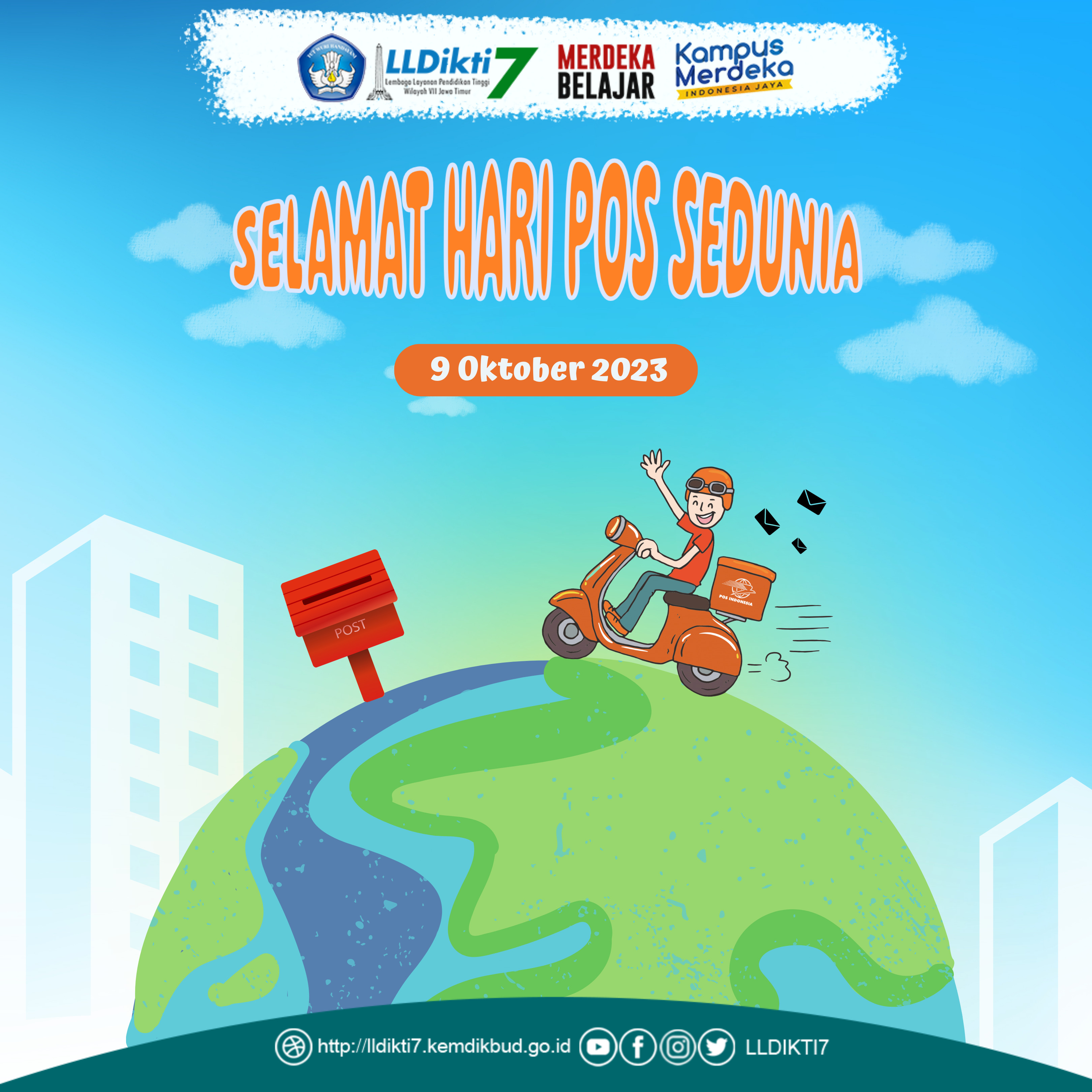 Selamat Hari Pos Sedunia 9 Oktober 2023