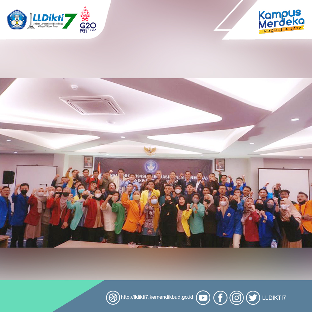 Pembinaan Organisasi Kemahasiswaan (ORMAWA) bagi Perguruan Tinggi di Lingkungan LLDIKTI Wilayah VII