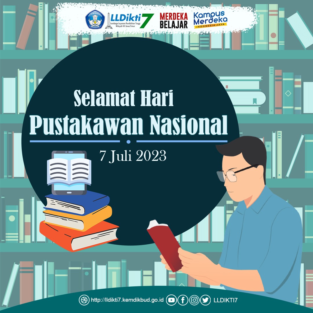 Selamat Hari Pustakawan Nasional 7 Juli 2023 