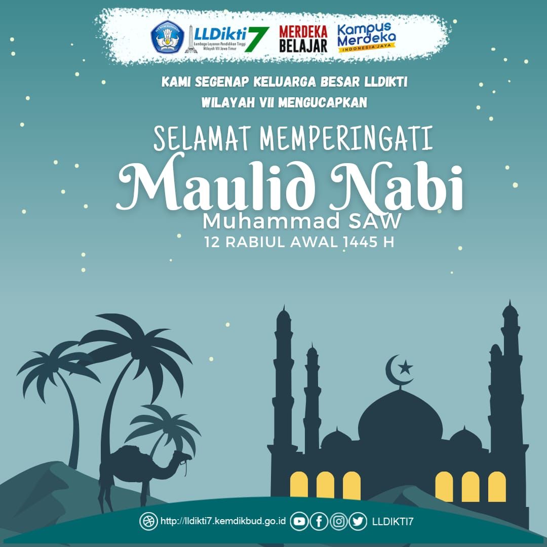 Selamat Memperingati Maulid Nabi Muhammad SAW