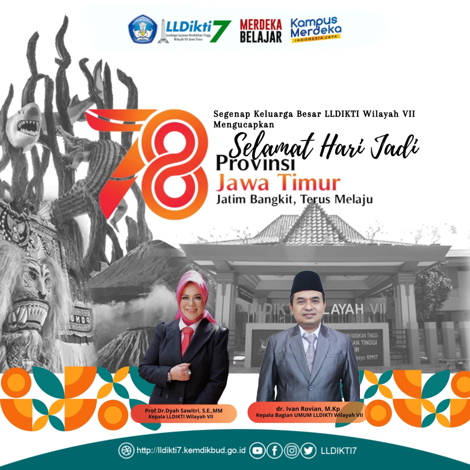 Selamat Hari Jadi Ke-78 Provinsi Jawa Timur