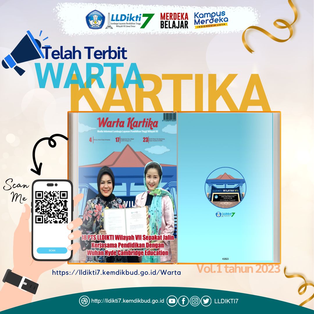 Telah Terbit Warta Kartika Vol.1 Tahun 2023 LLDIKTI Wilayah VII