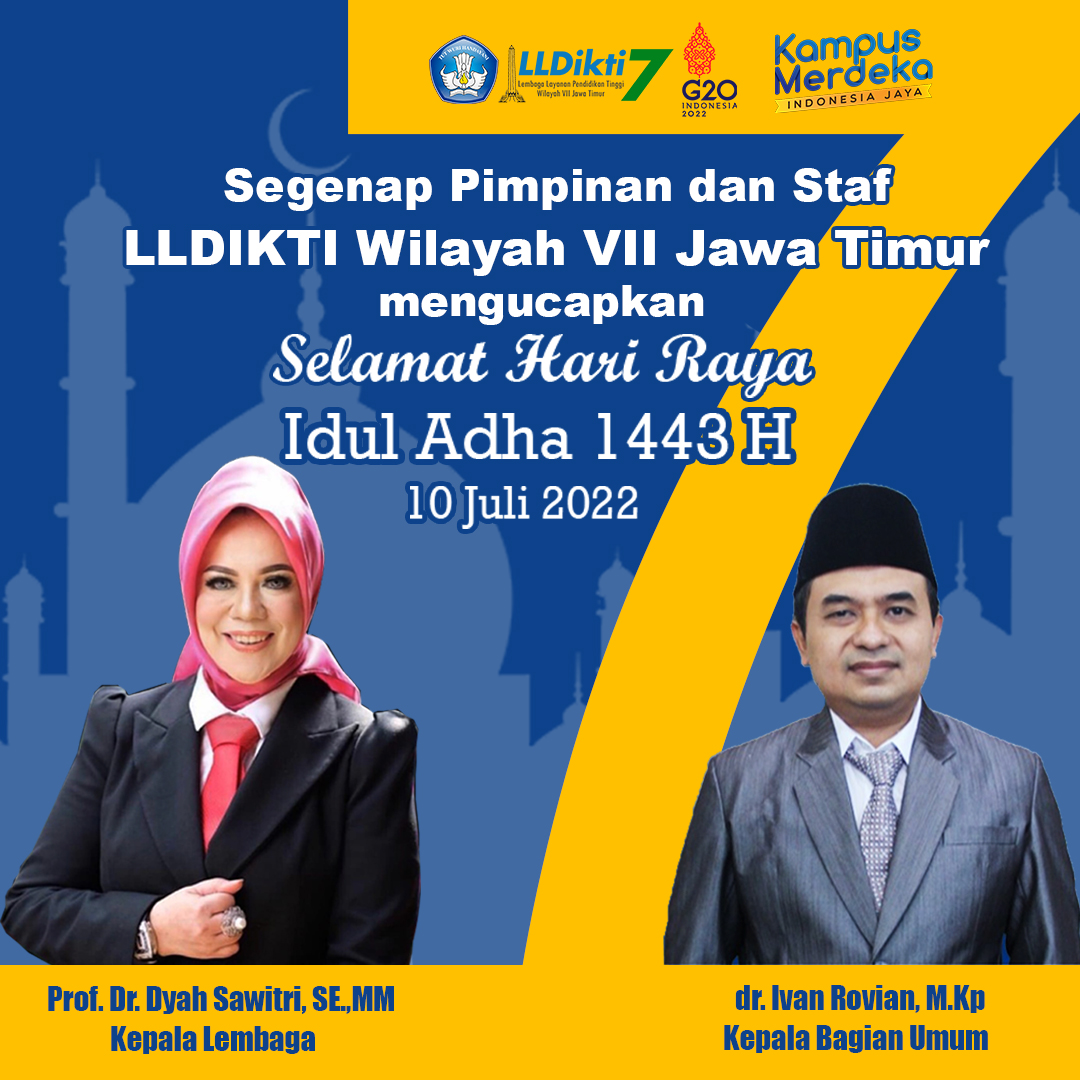 Selamat Hari Raya Idul Adha 1443 H/2022