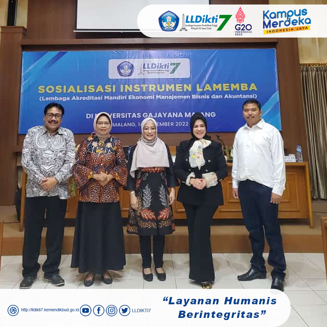 LLDIKTI Wilayah VII Sukses Gelar Sosialisasi Instrumen LAMEMBA