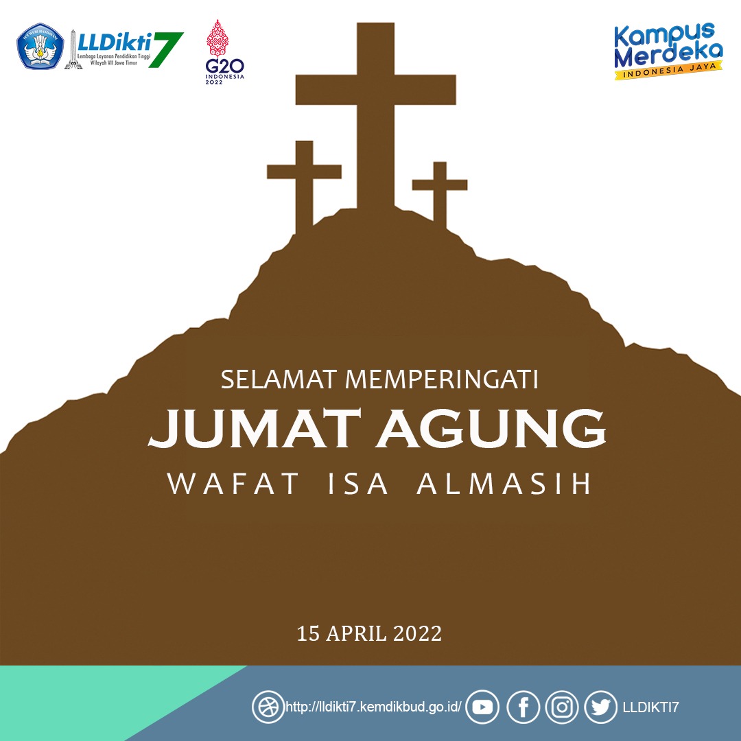 Selamat memperingati Jumat Agung Wafat Isa Almasih 15 April 2022