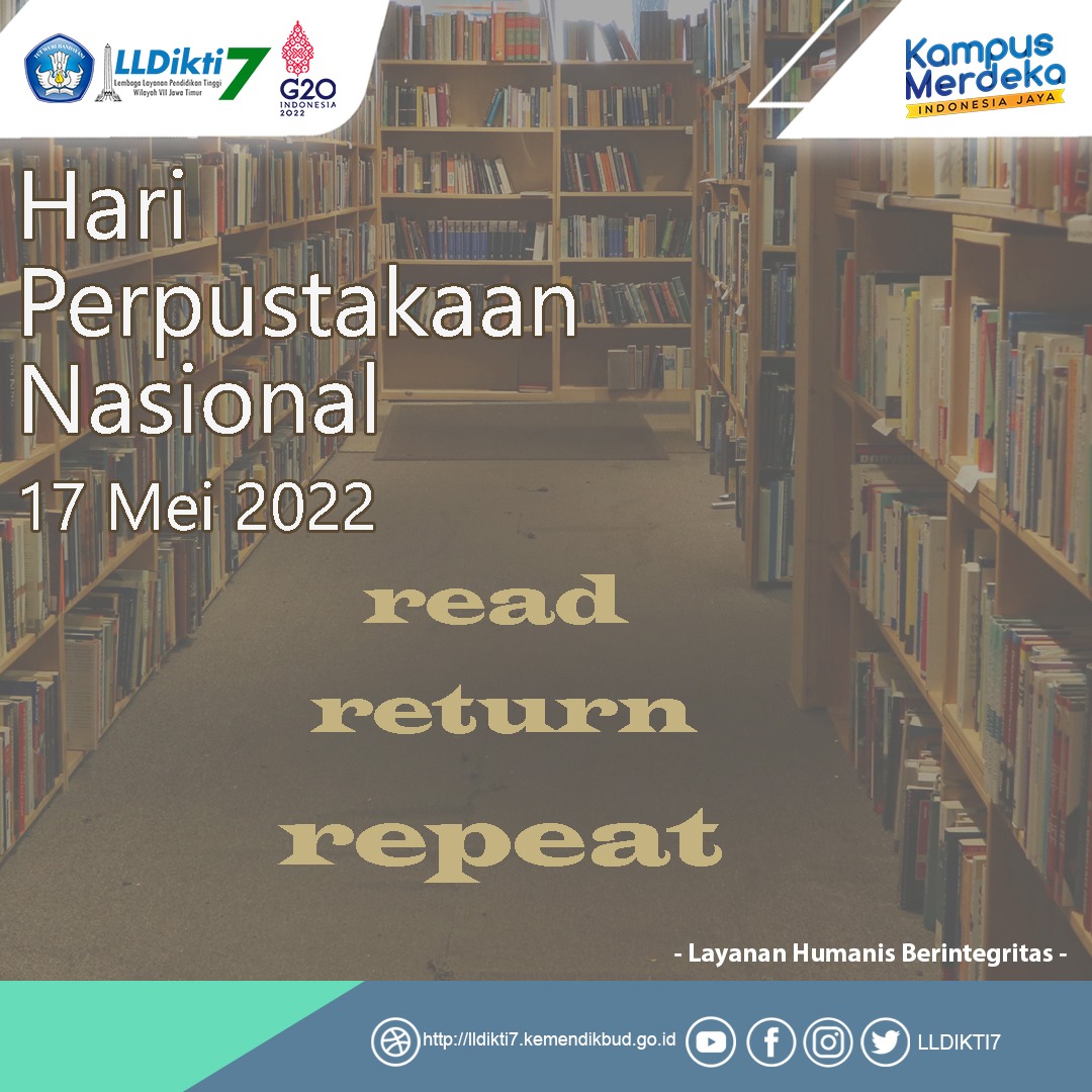 Hari Perpustakaan Nasional 17 Mei 2022
