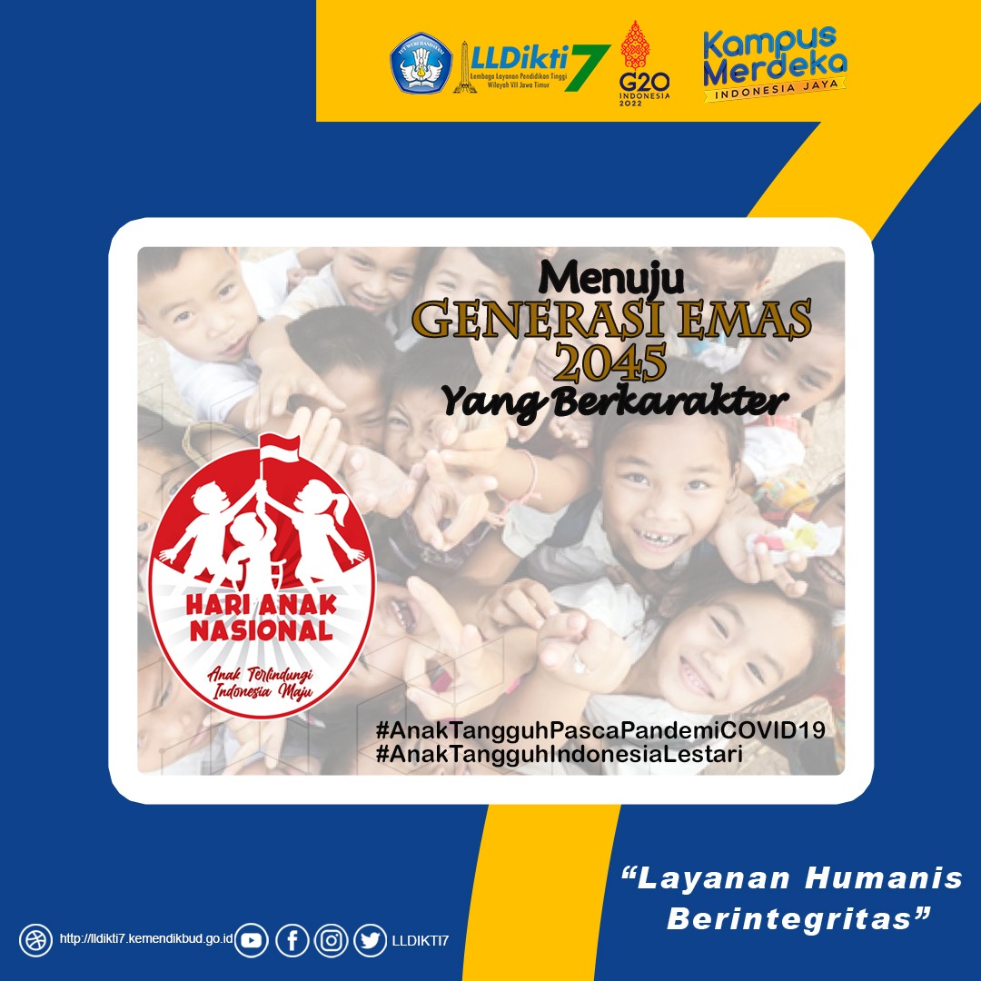 Selamat Hari Anak Nasional 23 Juli 2022