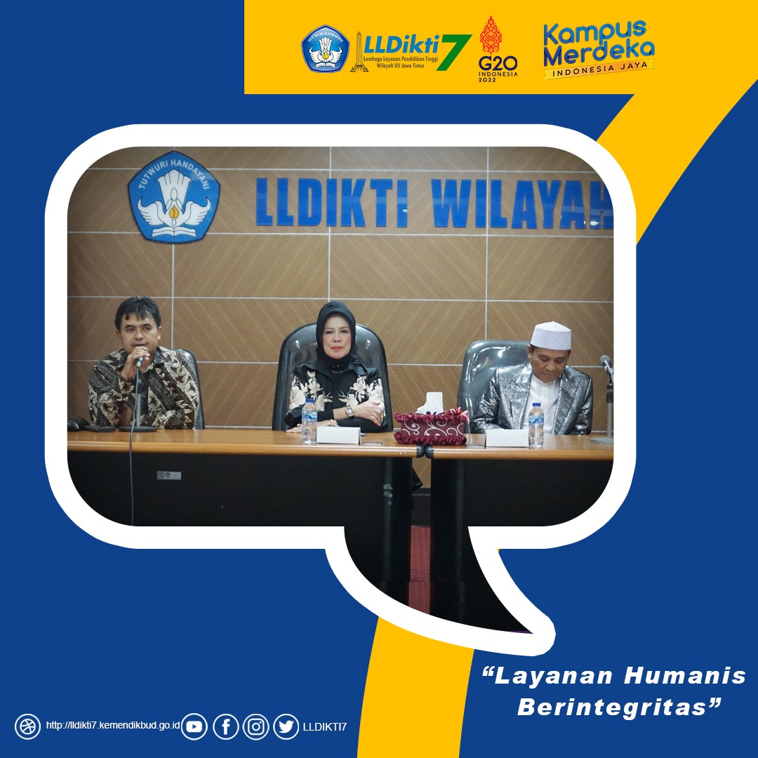 Doa Bersama LLDIKTI Wilayah VII Jawa Timur