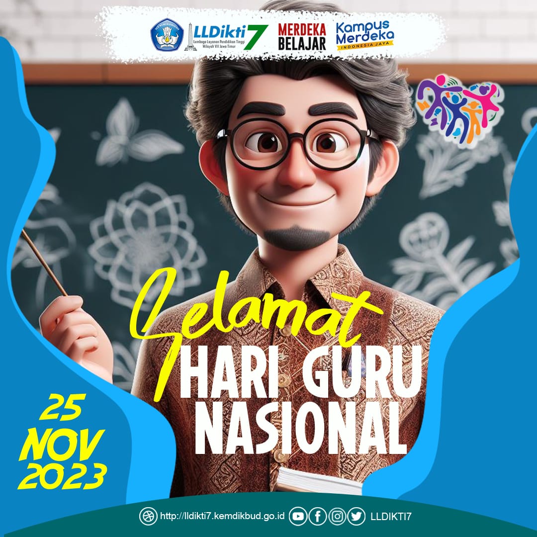 Selamat Hari Guru Nasional "Bergerak Bersama Rayakan Merdeka Belajar"