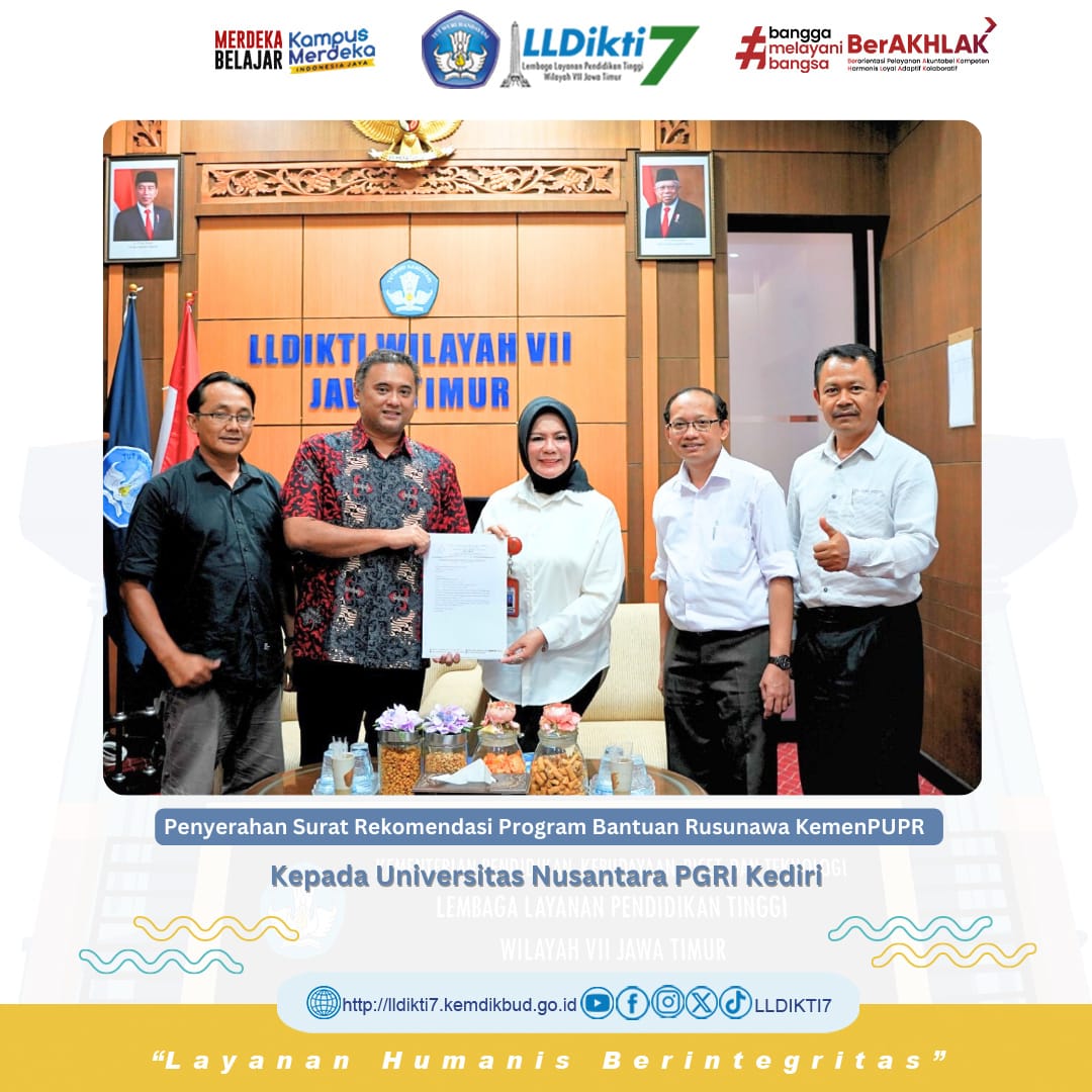 Dukung Peningkatan Mutu Sarana Pendidikan LLDIKTI Wilayah VII Beri Rekomendasi Progam Bantuan Rusunawa KemenPUPR Pada Sejumlah perguruan Tinggi di Jatim